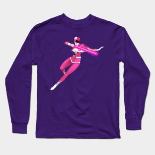 Pink Ranger- Mighty Morphin Power Rangers Long Sleeve T-Shirt